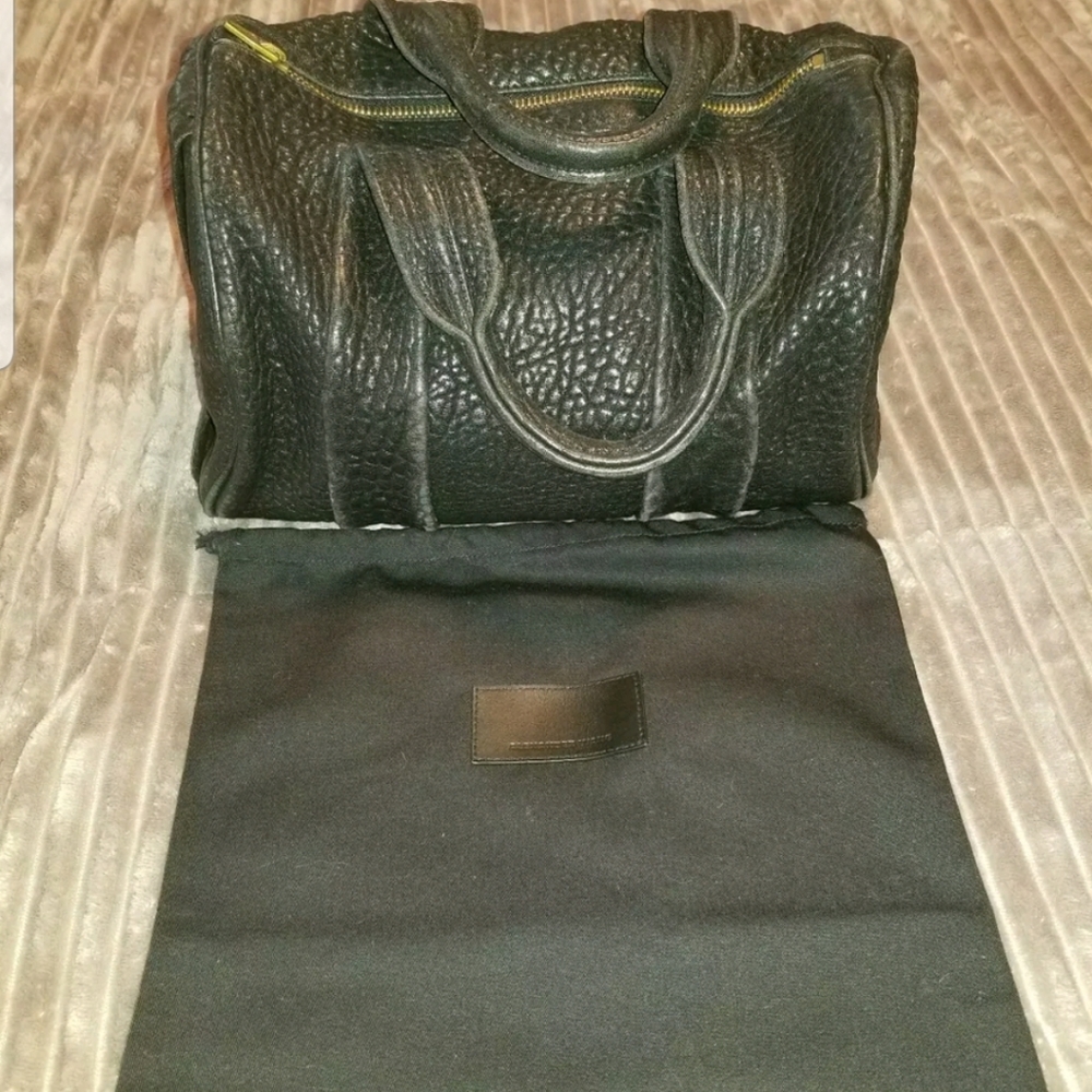 Alexander Wang Rocco Black Leather Arm bag